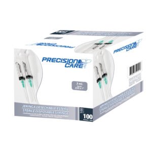 Jeringa 3p 3ml 23x1 Precision 100 Und