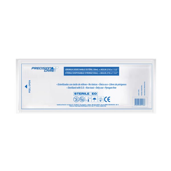 Jeringa 3p 50 Ml C.Agu.Precision Eterna