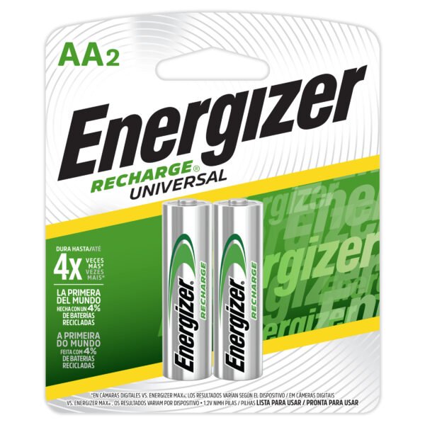 Pila Energizer Recargable Aa 2 Und