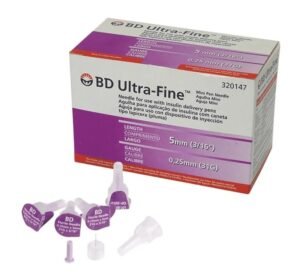 Aguja Para Pen B-D 31 G X 5 Mm X 100 Uni