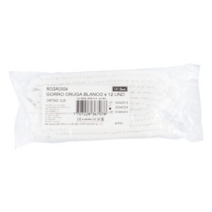 Gorro Tipo Oruga Alfa Blanco 12 Und