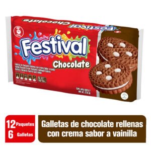 Galletas Festival Choc.12 Paq.6 Und