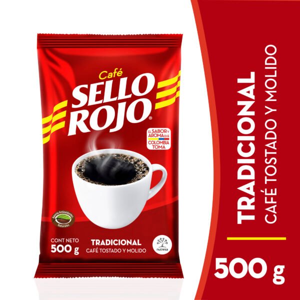 Cafe Molido Sello Rojo 500 Gr