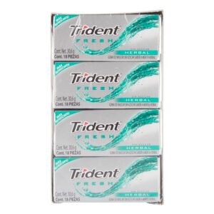 Chicle Trident Evup Fresh Herbal 12 Und