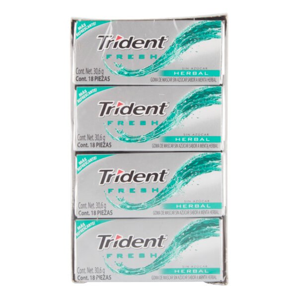 producto4093 Chicle Trident Evup Fresh Herbal 12 Und