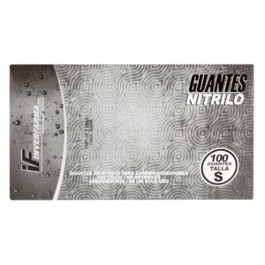 Guante Nitrilo Negro T.S 100 Und Inverfa