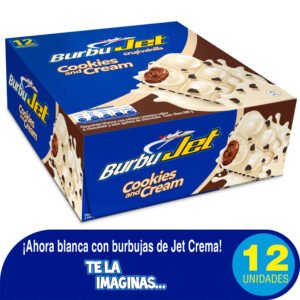 Choc.Jet Burbujet Blanca 50 Gr 12 Unds