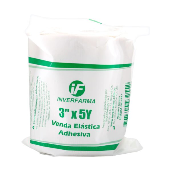 producto4126 Venda Elastica Adhesiva 3x5 Piel Inverfa