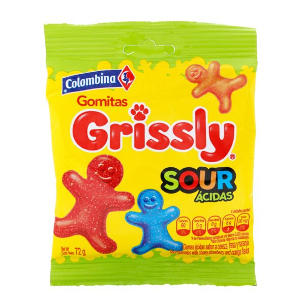producto4133 Goma Grissly Sour 72 Gr