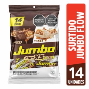 Choc. Jumbo Flow Surtida Bol 126g 14und
