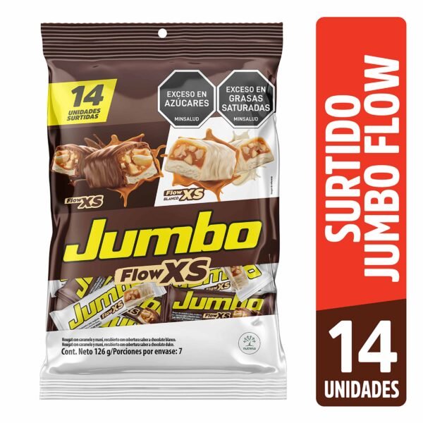 producto4167 Choc. Jumbo Flow Surtida Bol 126g 14und