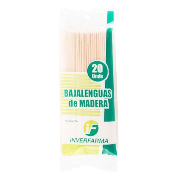 producto4179 Bajalenguas Madera 20 Und Inverfarma