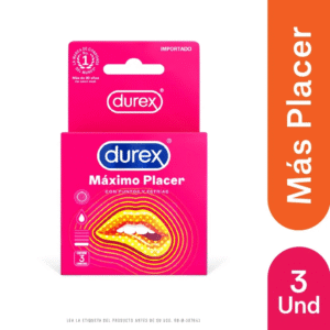 Preservat.Durex Maximo Placer 3 Und