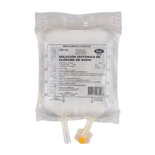 Suero Fisiologico Quibi Bolsa 250 Ml