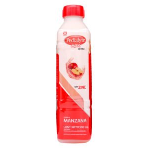 Pedialyte Con Zinc 60 Manzana 500 Ml