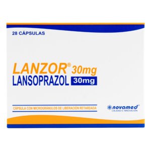 Lansoprazol Lanzor 30 Mg 28 Capsulas