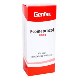 Esomeprazol 20mg 30 Tabletas Gf