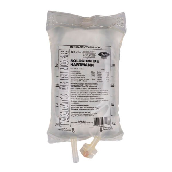 Solucion Lactato Ringer 500ml Quibi Bols