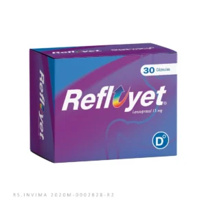 Refluyet 15 Mg 30 Capsulas
