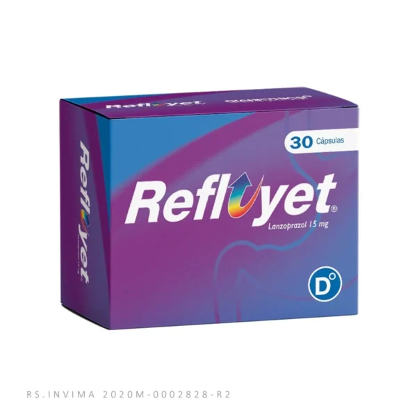 Refluyet 15 Mg 30 Capsulas