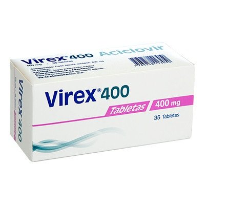 Virex 400 Mg 35 Tabletas