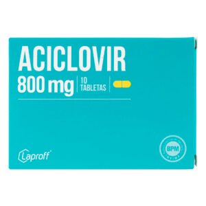 Aciclovir 800 Mg 10 Tabletas Lp