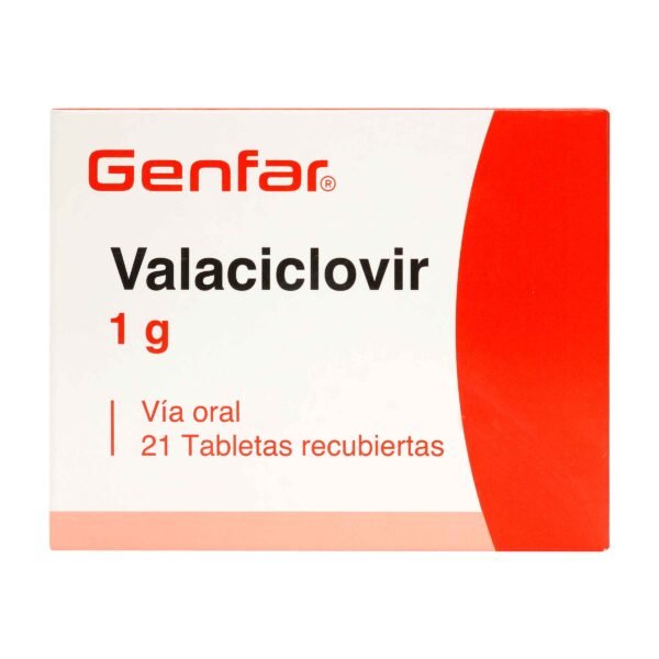 Valaciclovir 1 Gr 21 Tabletas Gf