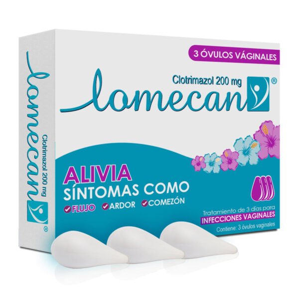 Lomecan Clotrimazol 200mg 3 Ovu.Vag.