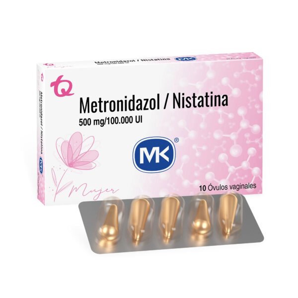 Metronidazol 500 Mg+Nistatina 10 Ovu.Mk
