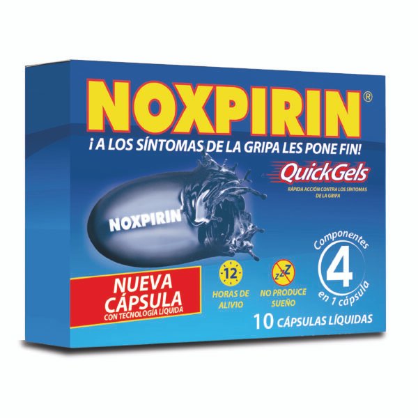 Noxpirin Quick Gel 10 Capsulas