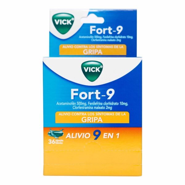 Vick Fort-9 Dispensador 36 Capsulas