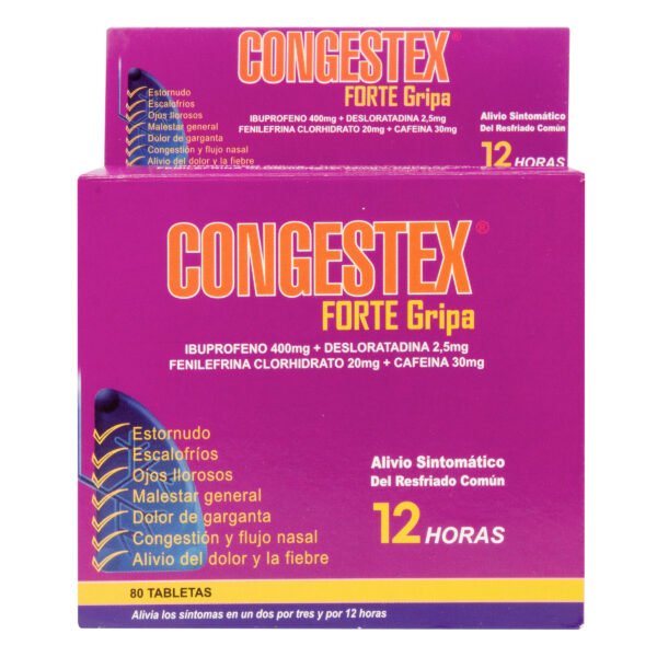 Congestex Forte 80 Tabletas