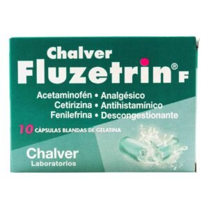 Fluzetrin F 500 Mg 10 Capsulas Cbg