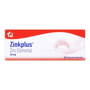 Zinkplus 20 Mg 30 Capsulas Mk