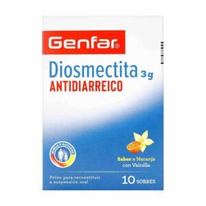 Diosmectita 3 Gramos 10 Sobres