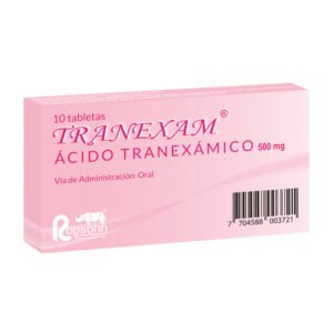 Tranexam 500 Mg 10 Tabletas