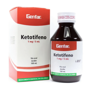 Ketotifeno 1 Mg Jarabe 100 Ml Gf
