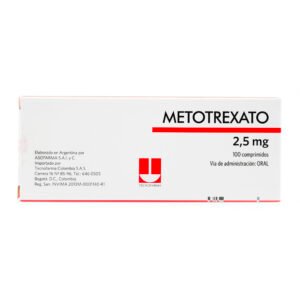 Metotrexato 2.5 Mg 100 Tbs