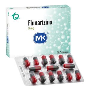 Flunarizina 5 Mg 30 Capsulas Mk