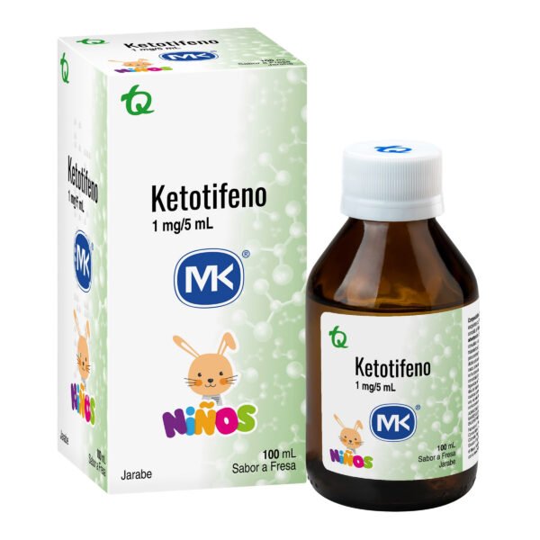 Ketotifeno 1 Mg Jarabe 100 Ml Mk