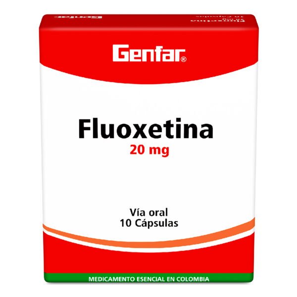 Fluoxetina 20 Mg 10 Capsulas Gf
