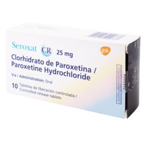 Seroxat Cr 25 Mg 10 Tabletas