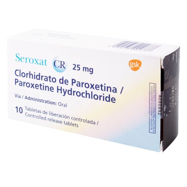 Seroxat Cr 25 Mg 10 Tabletas