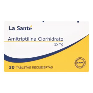 Amitriptilina 25 Mg 30 Tabletas Ls
