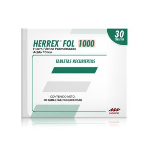 Herrex Fol 1000 Mg 30 Tbs