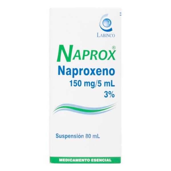 Naprox 150 Mg Suspension 80 Ml