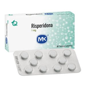 Risperidona 1 Mg 20 Tabletas Mk