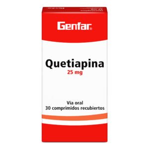 Quetiapina 25 Mg 30 Tbs Gf