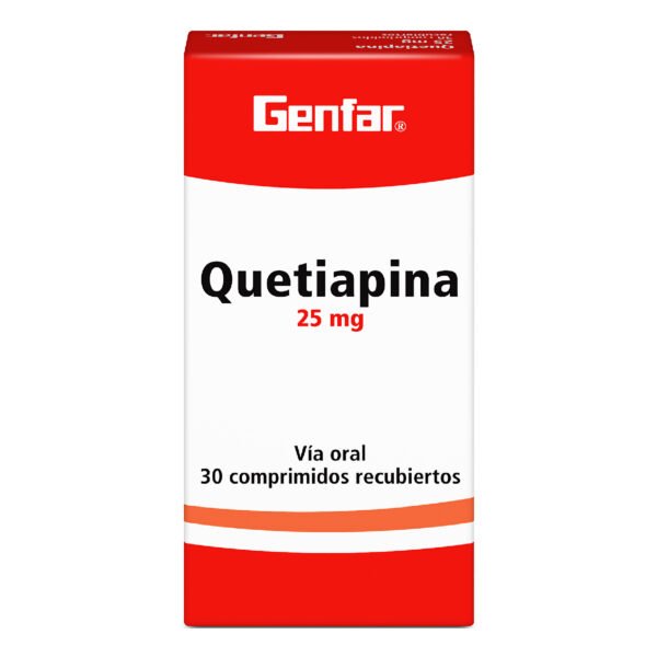 Quetiapina 25 Mg 30 Tbs Gf