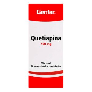 Quetiapina 100 Mg 30 Tbs Gf
